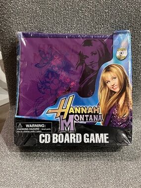 HANNAH MONTANA Purple CD Board Game NEW! Exclusive merch!